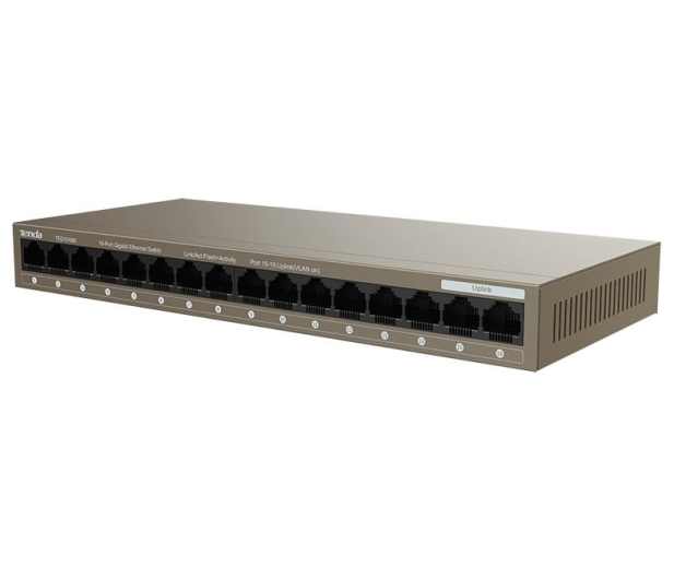 Tenda TEG1016M 16 portów Gigabit Ethernet stalowa obudowa - 1375597 - zdjęcie 3